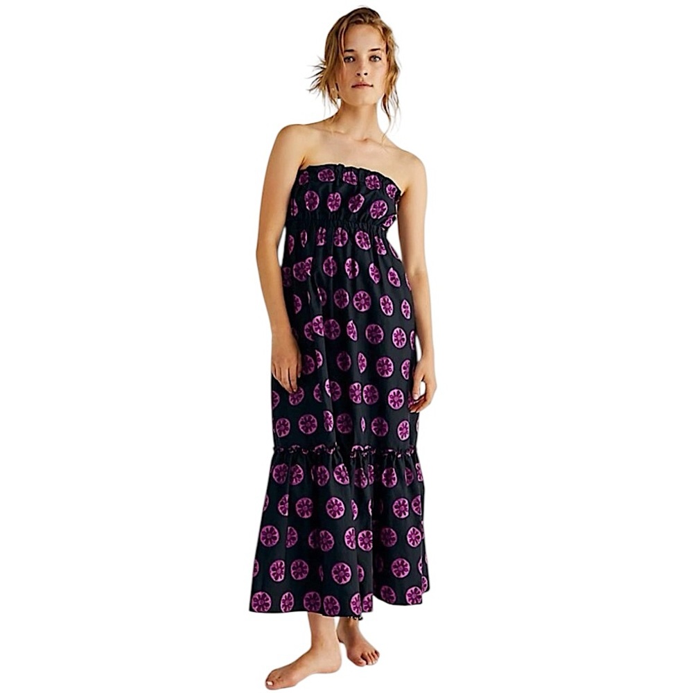 Free People NWOT Leanna Tube Maxi Dress size XS